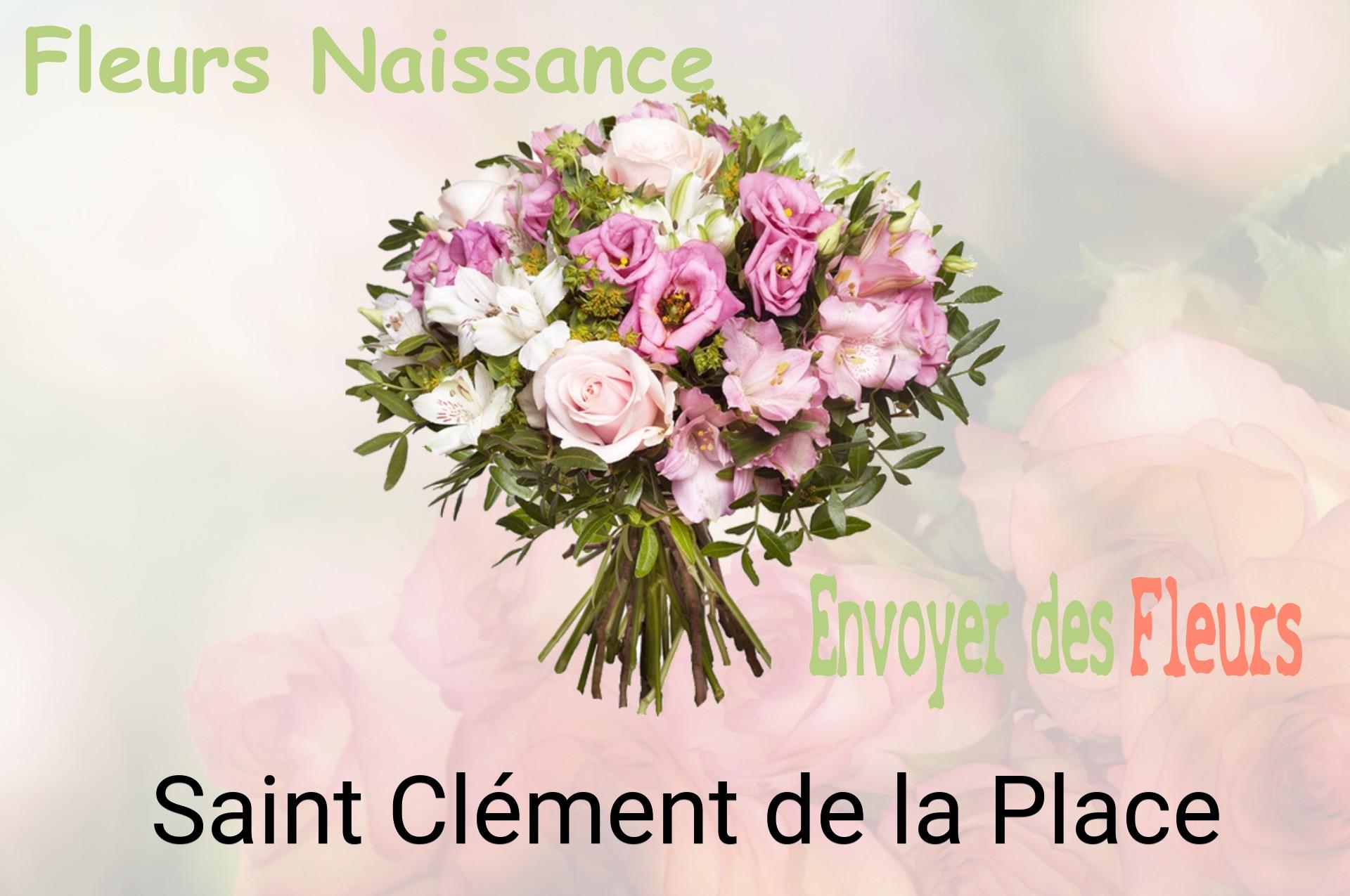 Bouquet de fleurs de naissance livré à Saint-Clément-de-la-Place